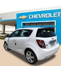 chevrolet sonic 2012 white hatchback ltz gasoline 4 cylinders front wheel drive 6 speed automatic 75067