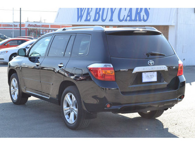 toyota highlander 2008 black suv limited gasoline 6 cylinders front wheel drive automatic 76801