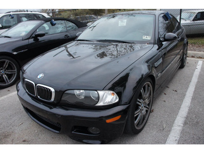 bmw m3 2005 black coupe gasoline 6 cylinders rear wheel drive automatic 78729