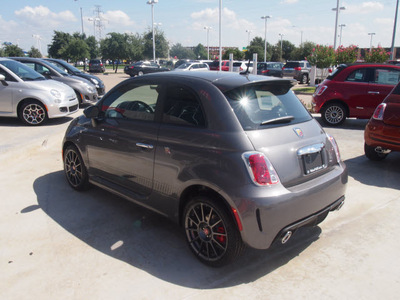 fiat 500 2012 gray hatchback abarth gasoline 4 cylinders front wheel drive 5 speed manual 76108