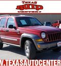 jeep liberty 2006 red suv sport 6 cylinders automatic 78666