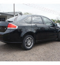 ford focus 2010 black sedan se gasoline 4 cylinders front wheel drive automatic with overdrive 78520