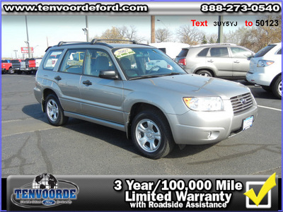 subaru forester 2007 silver wagon 2 5 x gasoline 4 cylinders all whee drive automatic 56301
