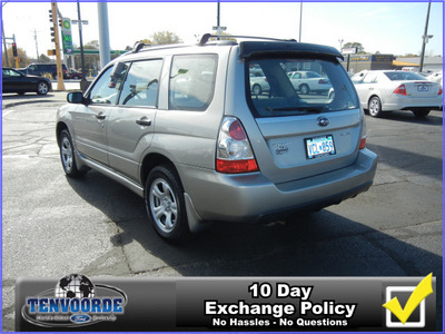 subaru forester 2007 silver wagon 2 5 x gasoline 4 cylinders all whee drive automatic 56301