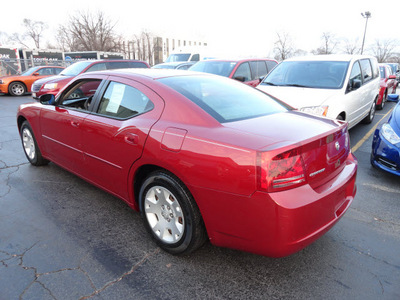 dodge charger 2006 red sedan gasoline 6 cylinders rear wheel drive automatic 60443