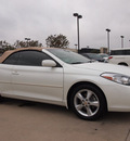 toyota solara 2008 white sle v6 gasoline 6 cylinders front wheel drive automatic 76018