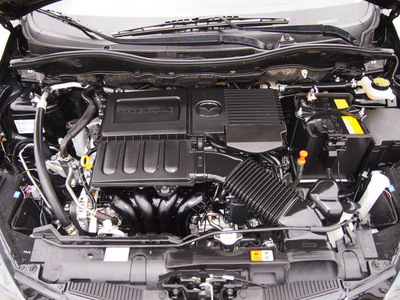mazda mazda2 2012 black hatchback sport gasoline 4 cylinders front wheel drive automatic 76018