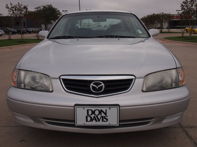 mazda 626 2001 silver sedan lx gasoline 4 cylinders front wheel drive automatic with overdrive 76018