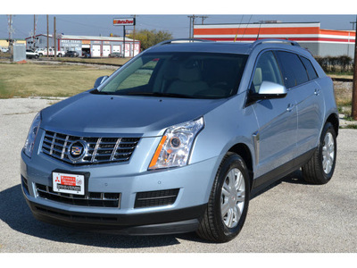 cadillac srx 2013 blue suv luxury collection flex fuel 6 cylinders front wheel drive automatic 76903