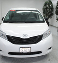 toyota sienna 2013 white van l 7 passenger gasoline 6 cylinders front wheel drive automatic 91731