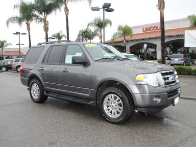 ford expedition 2012 gray suv xlt flex fuel 8 cylinders 2 wheel drive automatic 91010
