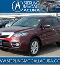 acura rdx 2011 dk  red suv w tech gasoline 4 cylinders front wheel drive automatic 77074