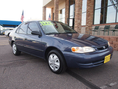 toyota corolla 1999 blue sedan ce gasoline 4 cylinders front wheel drive automatic 80229