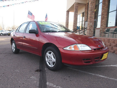 chevrolet cavalier 2001 dark orange sedan gasoline 4 cylinders front wheel drive automatic 80229