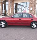 chevrolet cavalier 2001 dark orange sedan gasoline 4 cylinders front wheel drive automatic 80229