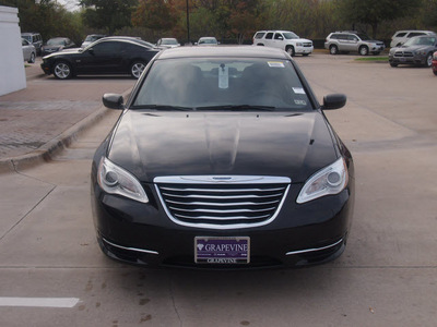 chrysler 200 2013 black sedan touring gasoline 4 cylinders front wheel drive automatic 76051