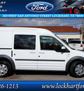 ford transit connect 2011 white van wagon xlt gasoline 4 cylinders front wheel drive automatic 78644