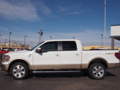 ford f 150 2011 white lariat flex fuel 8 cylinders 4 wheel drive 4 speed automatic 79045