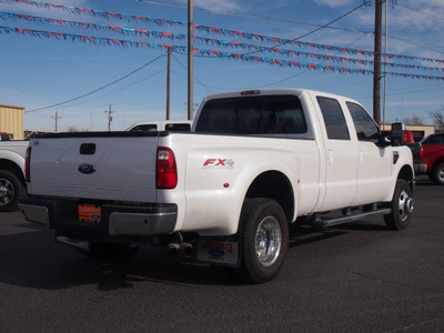 ford f 350 super duty 2010 white lariat diesel 8 cylinders 4 wheel drive automatic 79045