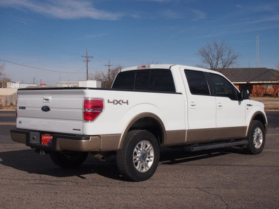 ford f 150 2011 white lariat flex fuel 8 cylinders 4 wheel drive automatic 79045