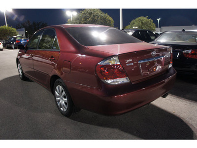 toyota camry 2006 red sedan le gasoline 4 cylinders front wheel drive automatic 78729