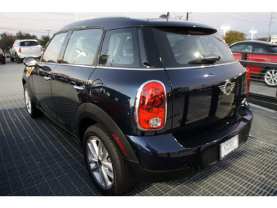 mini cooper countryman 2012 blue gasoline 4 cylinders front wheel drive 6 speed manual 78729