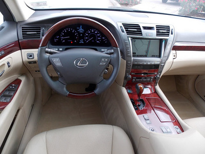 lexus ls 460 2007 red sedan gasoline 8 cylinders rear wheel drive shiftable automatic 77074