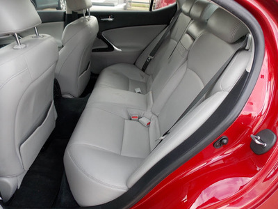 lexus is 250 2006 red sedan gasoline 6 cylinders rear wheel drive shiftable automatic 77074