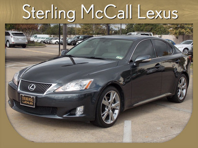 lexus is 250 2010 dk  gray sedan gasoline 6 cylinders rear wheel drive shiftable automatic 77074