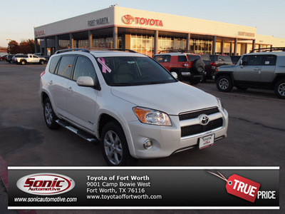 toyota rav4 2012 white suv limited gasoline 4 cylinders 2 wheel drive automatic 76116