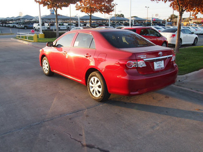 toyota corolla 2013 red sedan l gasoline 4 cylinders front wheel drive automatic 76116