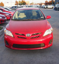 toyota corolla 2013 red sedan l gasoline 4 cylinders front wheel drive automatic 76116