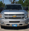 chevrolet silverado 2500hd 2012 silver ltz diesel 8 cylinders 4 wheel drive automatic 77090