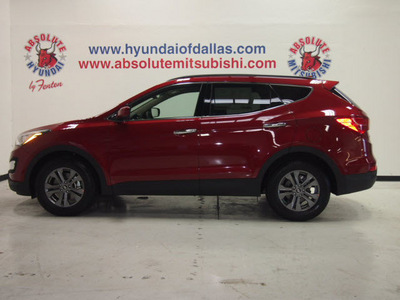hyundai santa fe sport 2013 red 2 4l gasoline 4 cylinders front wheel drive automatic 75150