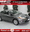 ford focus 2012 gray sedan se flex fuel 4 cylinders front wheel drive automatic 91731