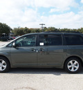 toyota sienna 2013 green van le 8 passenger gasoline 6 cylinders front wheel drive automatic 76011