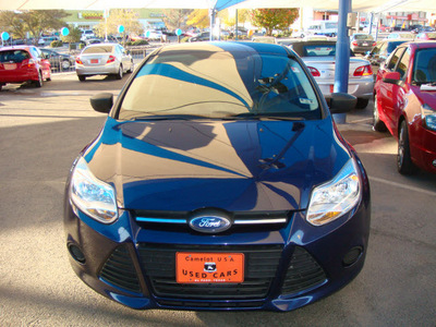 ford focus 2012 blue sedan flex fuel 4 cylinders front wheel drive automatic 79936