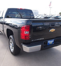 chevrolet silverado 1500 2013 black pickup truck ls flex fuel 8 cylinders 2 wheel drive automatic 77090