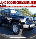 jeep wrangler 2013 dk  blue suv unlimited sport gasoline 6 cylinders 4 wheel drive automatic 33157