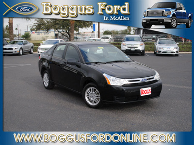 ford focus 2010 black sedan se gasoline 4 cylinders front wheel drive automatic 78501