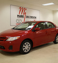 toyota corolla 2011 red sedan le gasoline 4 cylinders front wheel drive automatic 27707