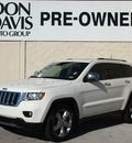 jeep grand cherokee 2012 white suv overland gasoline 6 cylinders 2 wheel drive automatic 76011