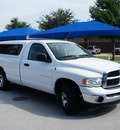 dodge ram 1500 2005 white slt flex fuel 8 cylinders rear wheel drive 5 speed automatic 76206