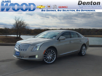 cadillac xts 2013 beige sedan platinum collection gasoline 6 cylinders front wheel drive 6 speed automatic 76206