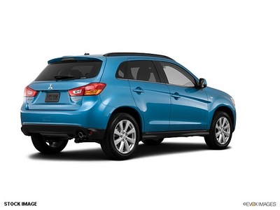 mitsubishi outlander sport 2013 lt  blue gasoline 4 cylinders all whee drive not specified 44060