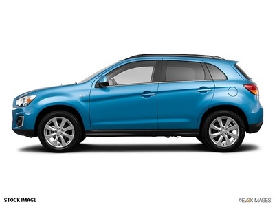 mitsubishi outlander sport 2013 lt  blue gasoline 4 cylinders all whee drive not specified 44060