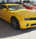 chevrolet camaro 2012 yellow coupe rs gasoline 6 cylinders rear wheel drive not specified 77090