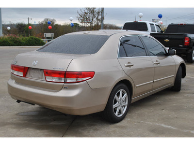 honda accord 2004 beige sedan ex gasoline 6 cylinders front wheel drive automatic 78233