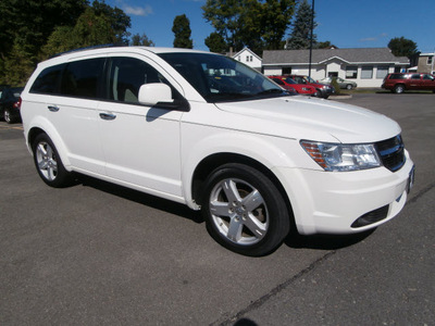 dodge journey 2009 white suv r t gasoline 6 cylinders front wheel drive automatic 13502