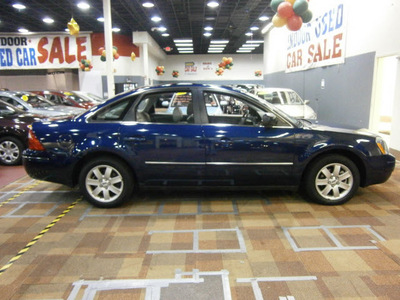 ford five hundred 2006 blue sedan sel gasoline 6 cylinders all whee drive cont  variable trans  13502